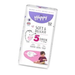 Couches Happy taille 5 ( 11-18 Kg ) 52 unités