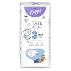 Couches Happy taille 3 ( 5-9 Kg ) 70 unités
