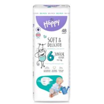 Couches Happy taille 6 ( +15 Kg ) 48 unités