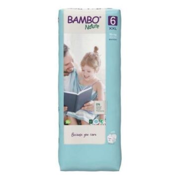Couches Bambo Nature taille 6 ( +16 Kg ) 40 unités