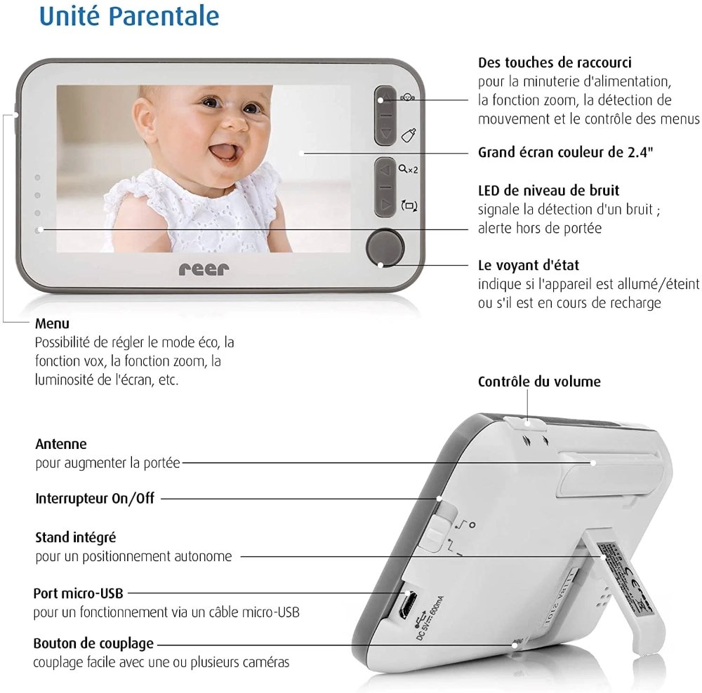 Babyphone vidéo Babycam L Reer