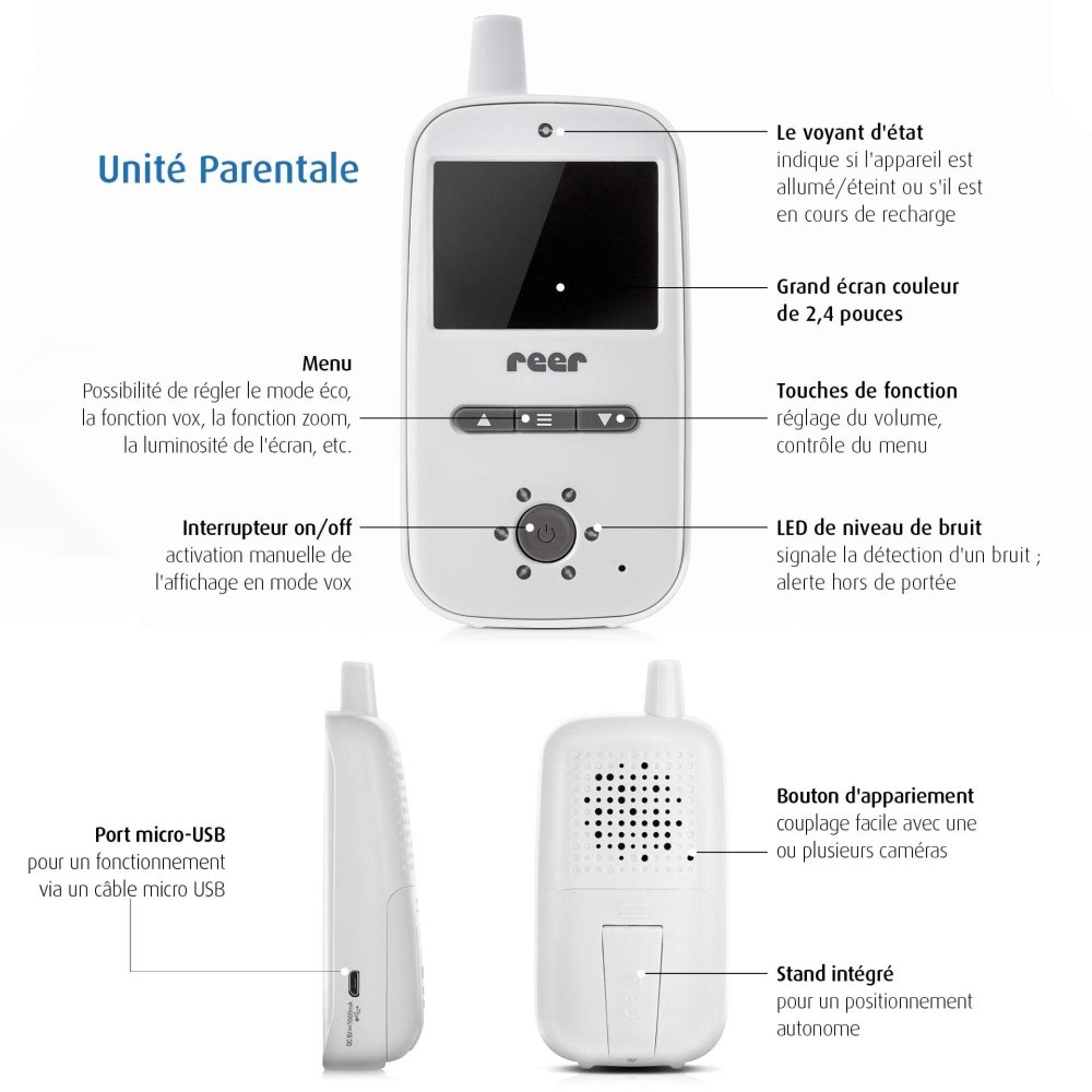 Babyphone vidéo Babycam Reer