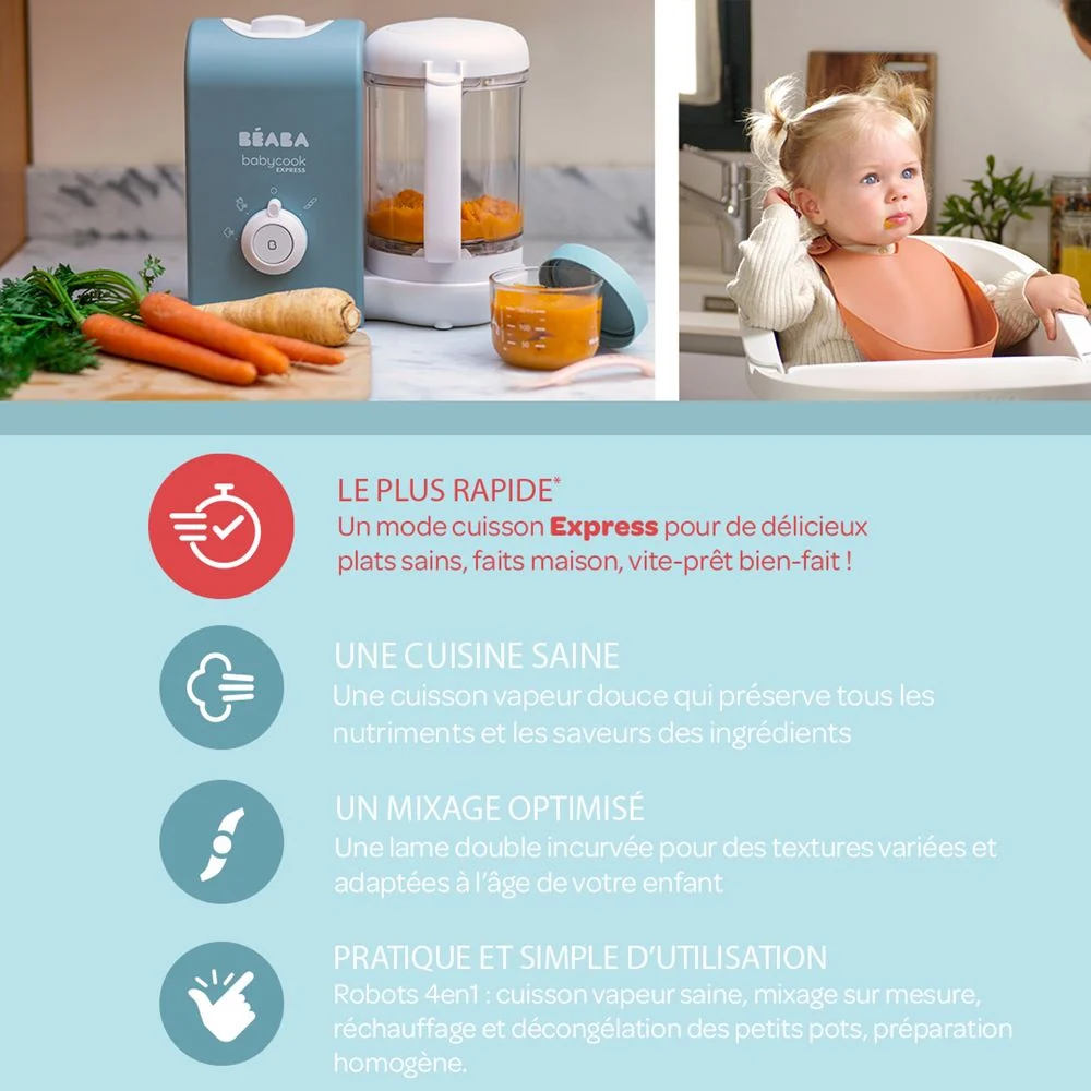 Robot Béaba Express bleu 4en1