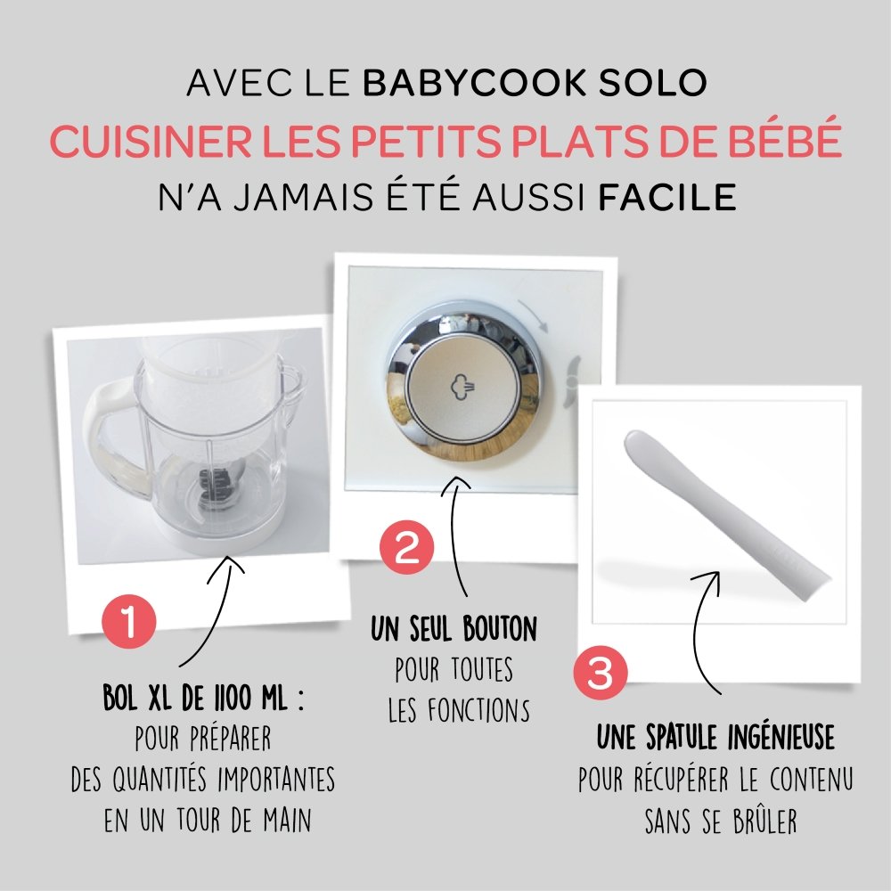 Robot Béaba Solo blanc 4en1
