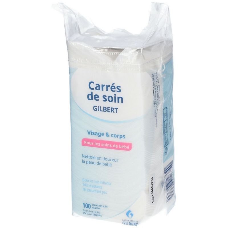 Carrés de soin 100 unités Gilbert