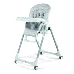 Chaise Haute Prima Pappa Linear Grey Pegperego