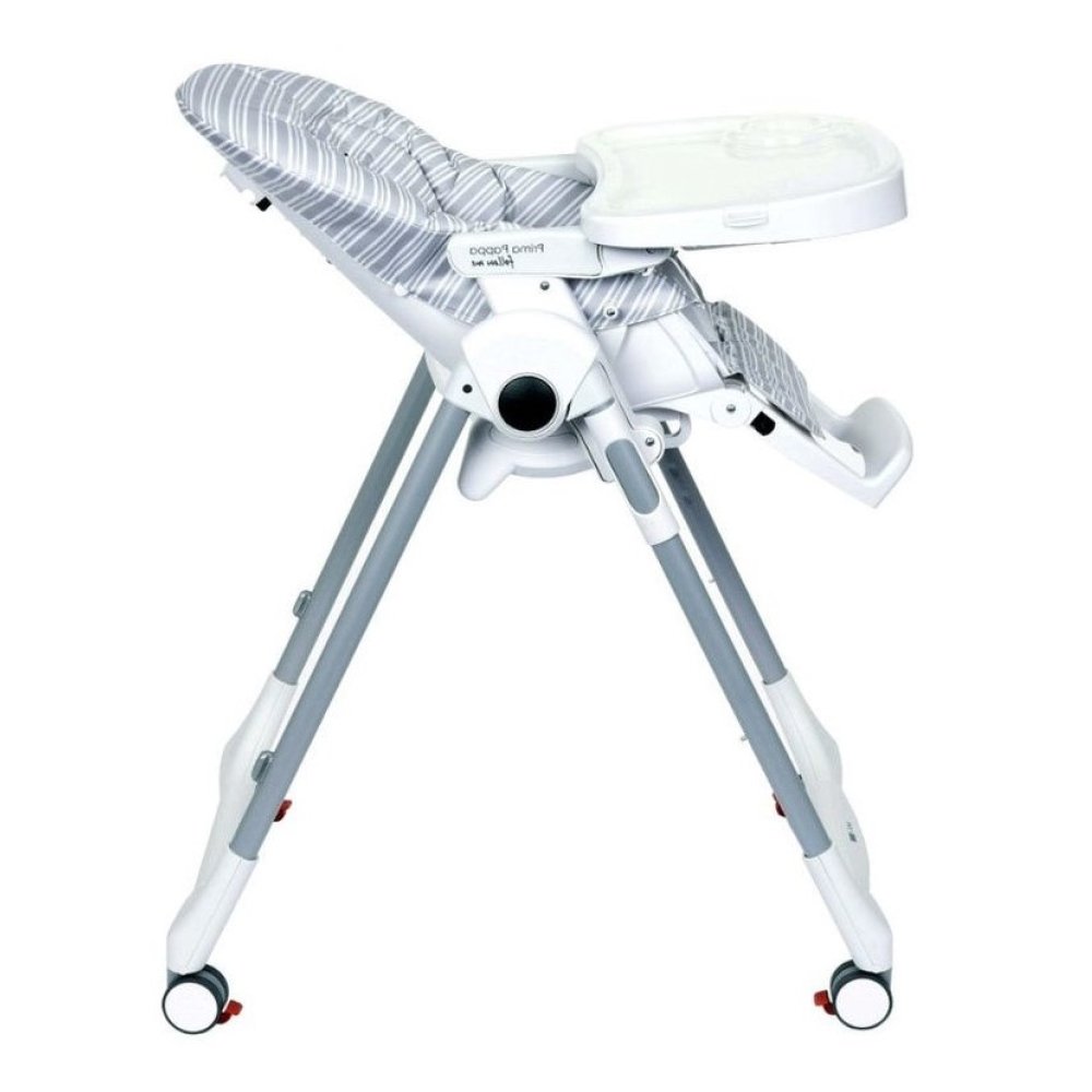 Chaise Haute Prima Pappa Linear Grey Pegperego