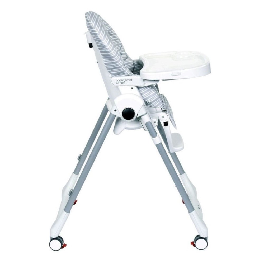 Chaise Haute Prima Pappa Linear Grey Pegperego