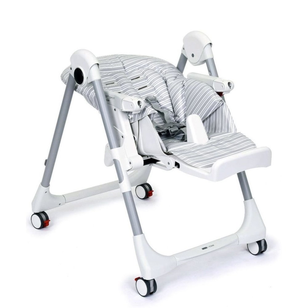 Chaise Haute Prima Pappa Linear Grey Pegperego