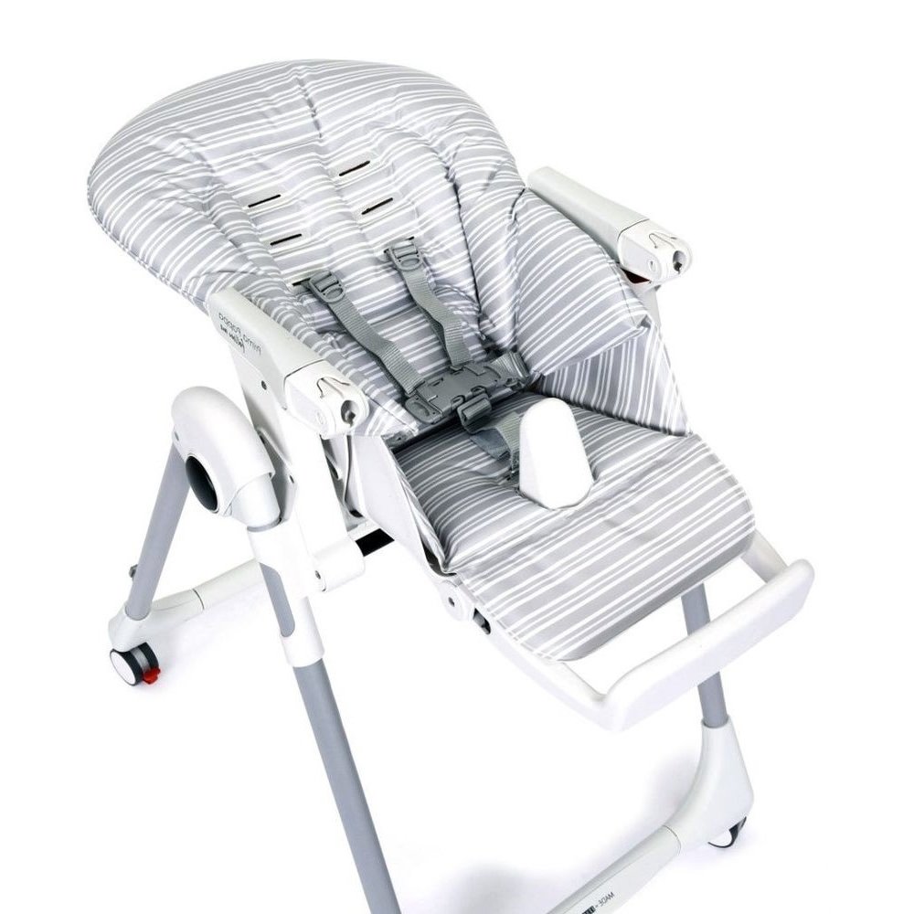 Chaise Haute Prima Pappa Linear Grey Pegperego