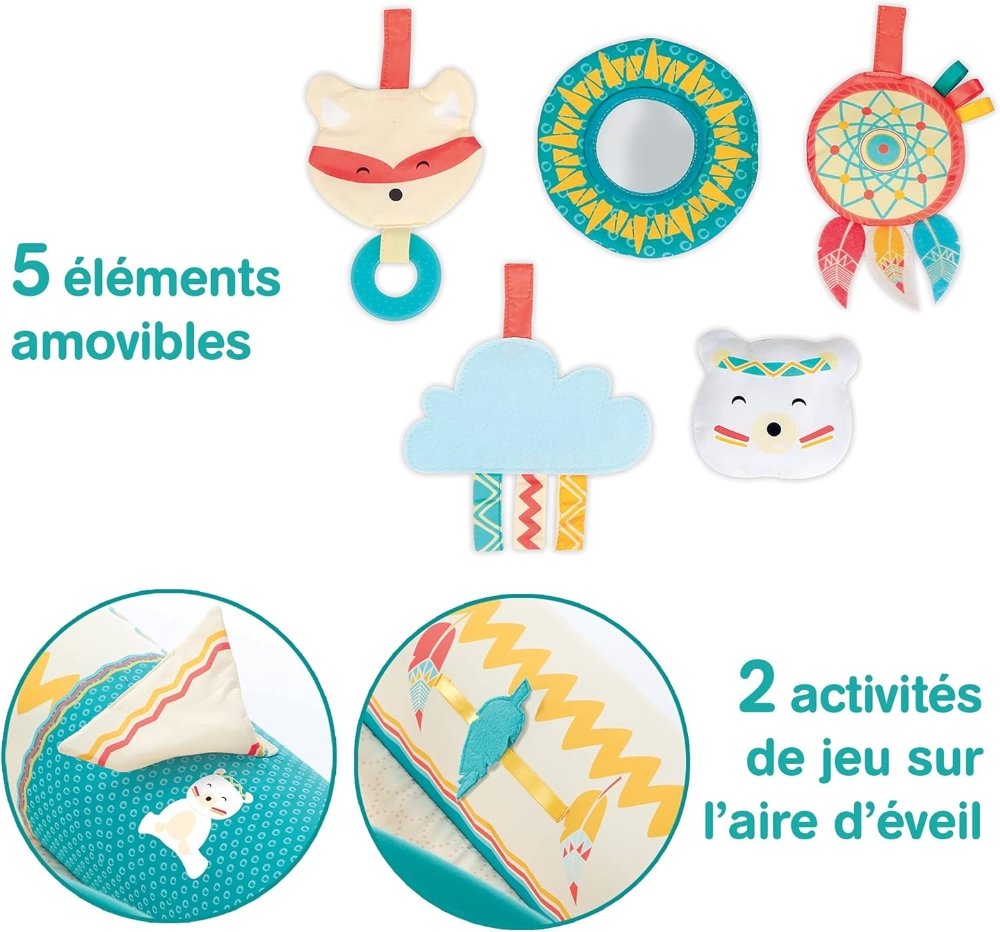 Tapis d'éveil Indien Ludi