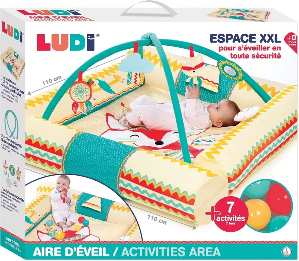 Tapis d'éveil Indien Ludi