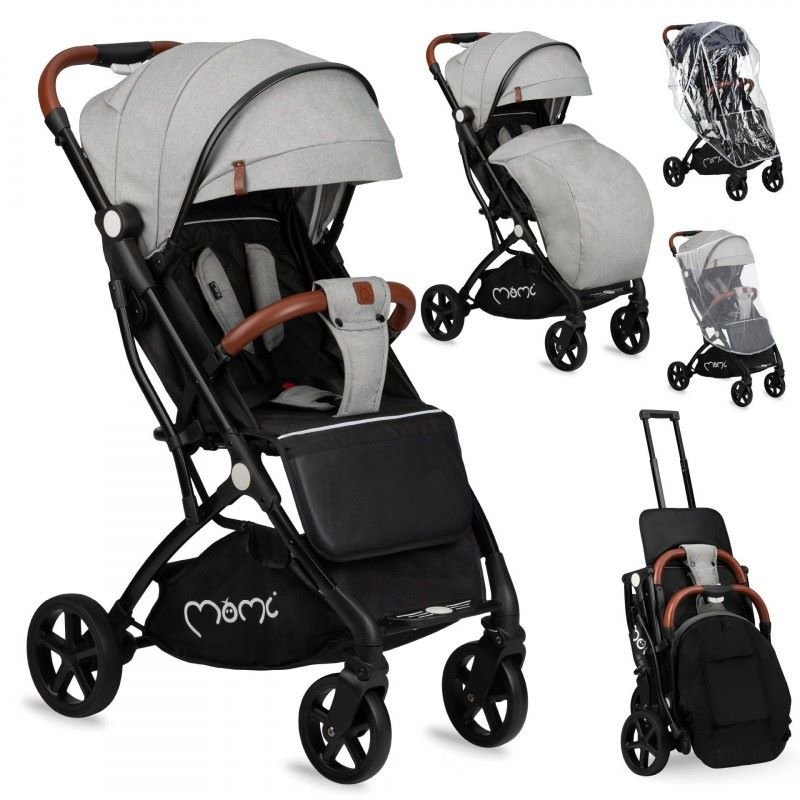 Poussette Momi Marvin gris clair