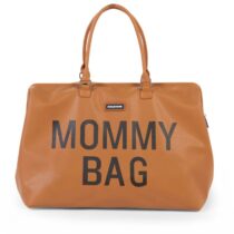 Sac à langer Mommy Bag cuir marron Childhome