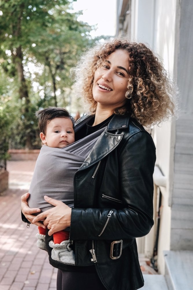 Echarpe de portage Neko gris