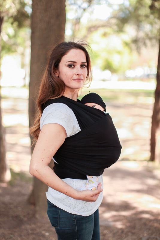 Echarpe de portage Neko noir