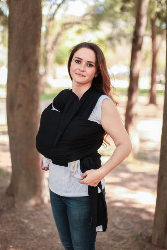 Echarpe de portage Neko noir