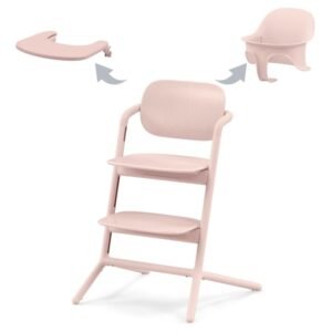 Chaise haute Lemo 3en1 Pearl Pink Cybex