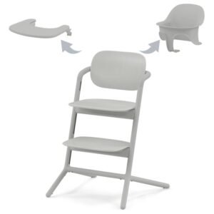 Chaise haute Lemo 3en1 Suede Grey Cybex