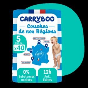 Couches Carryboo Taille 5 ( 12-25 Kg ) 40 unités