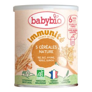 5 Céréales Nature Riz, Blé, Avoine, Seigle, Quinoa Babybio