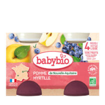 Pomme de Nouvelle-Aquitaine & Myrtille Babybio