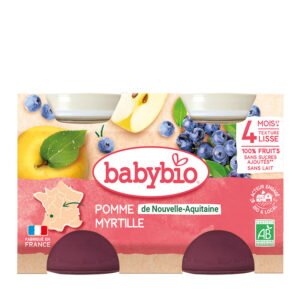 Pomme de Nouvelle-Aquitaine & Myrtille Babybio