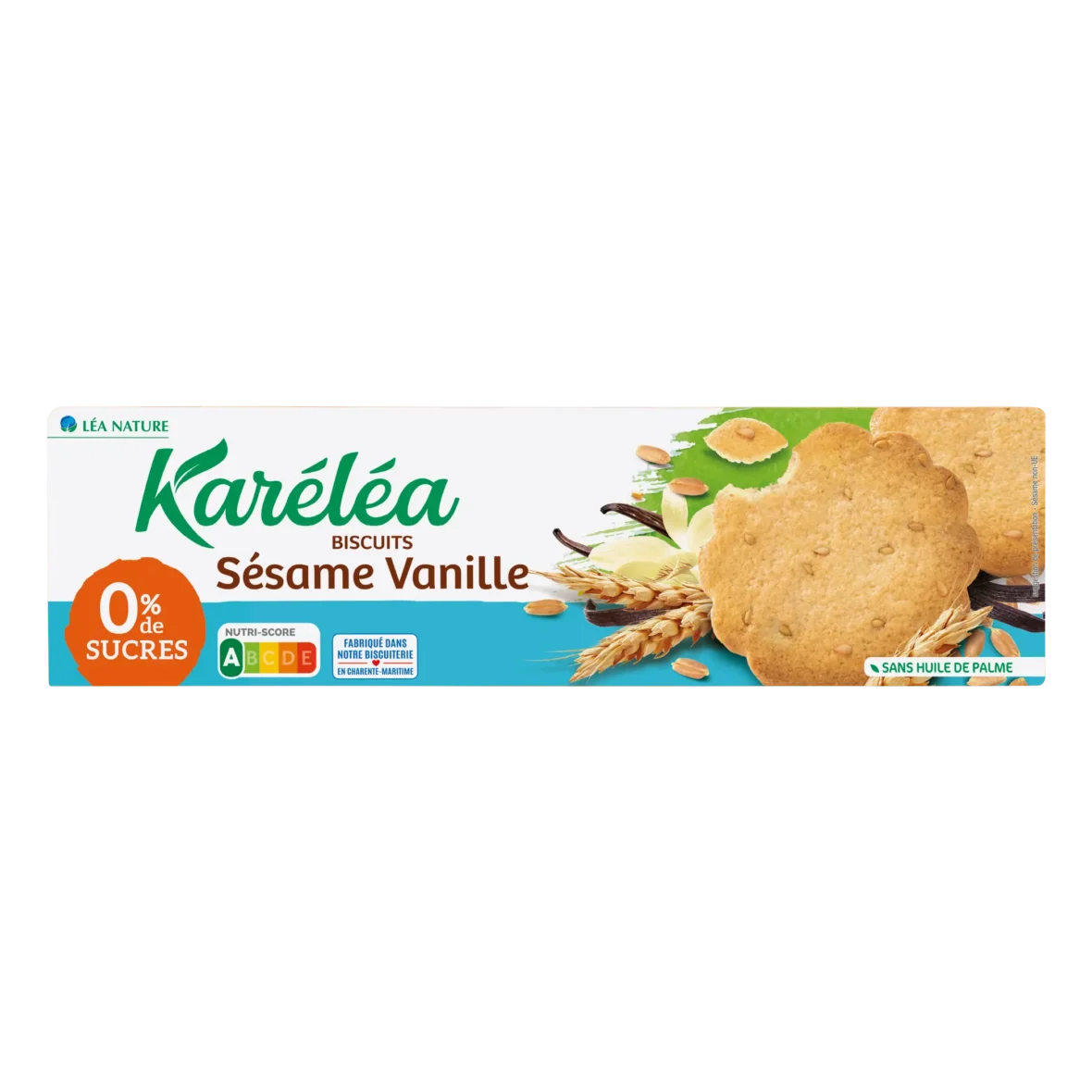 Biscuits craquants Sésame Vanille Karéléa