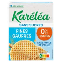 Fines gaufres sans sucres Karéléa