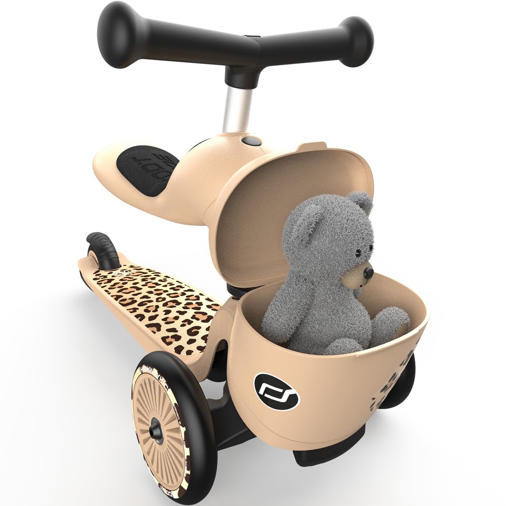 Trottinette 2en1 Highway Kick 1 Lifestyle Scoot And Ride Léopard