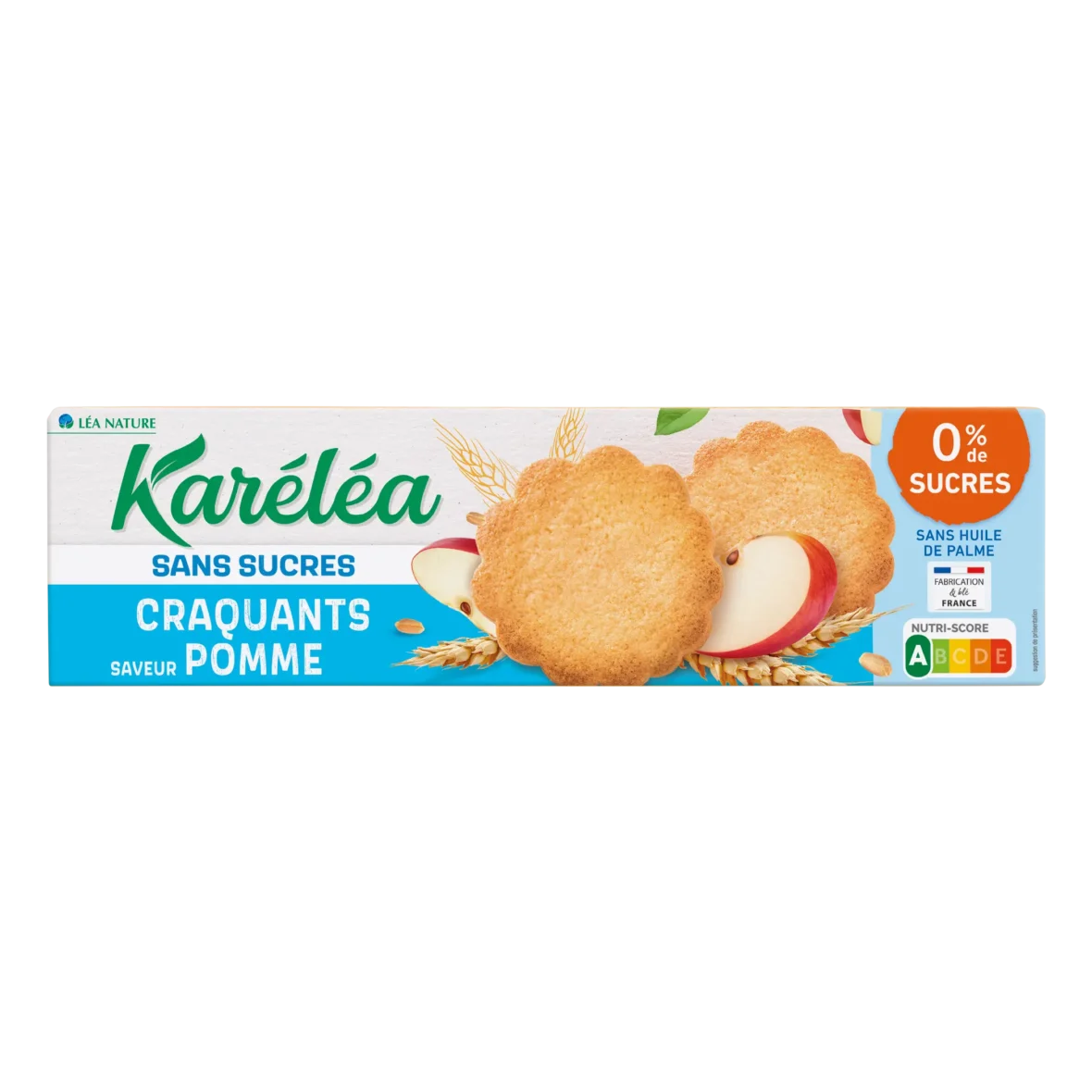 Biscuits saveur Pomme sans sucres Karéléa