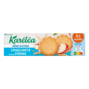 Biscuits saveur Pomme sans sucres Karéléa