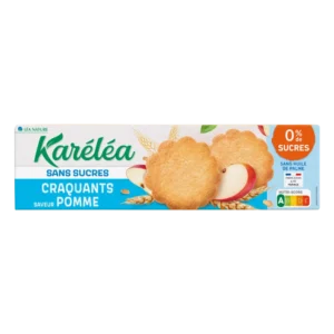 Biscuits saveur Pomme sans sucres Karéléa