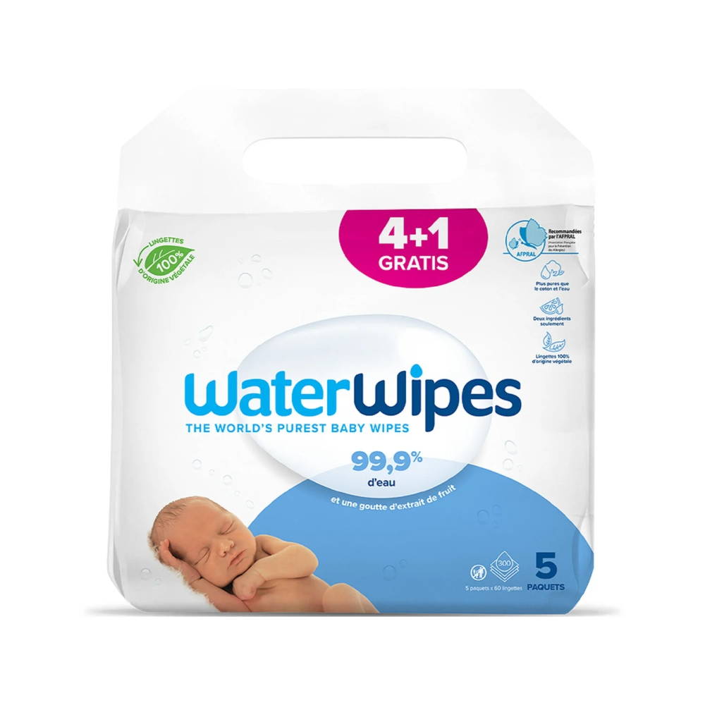 Lingettes Waterwipes 4+1