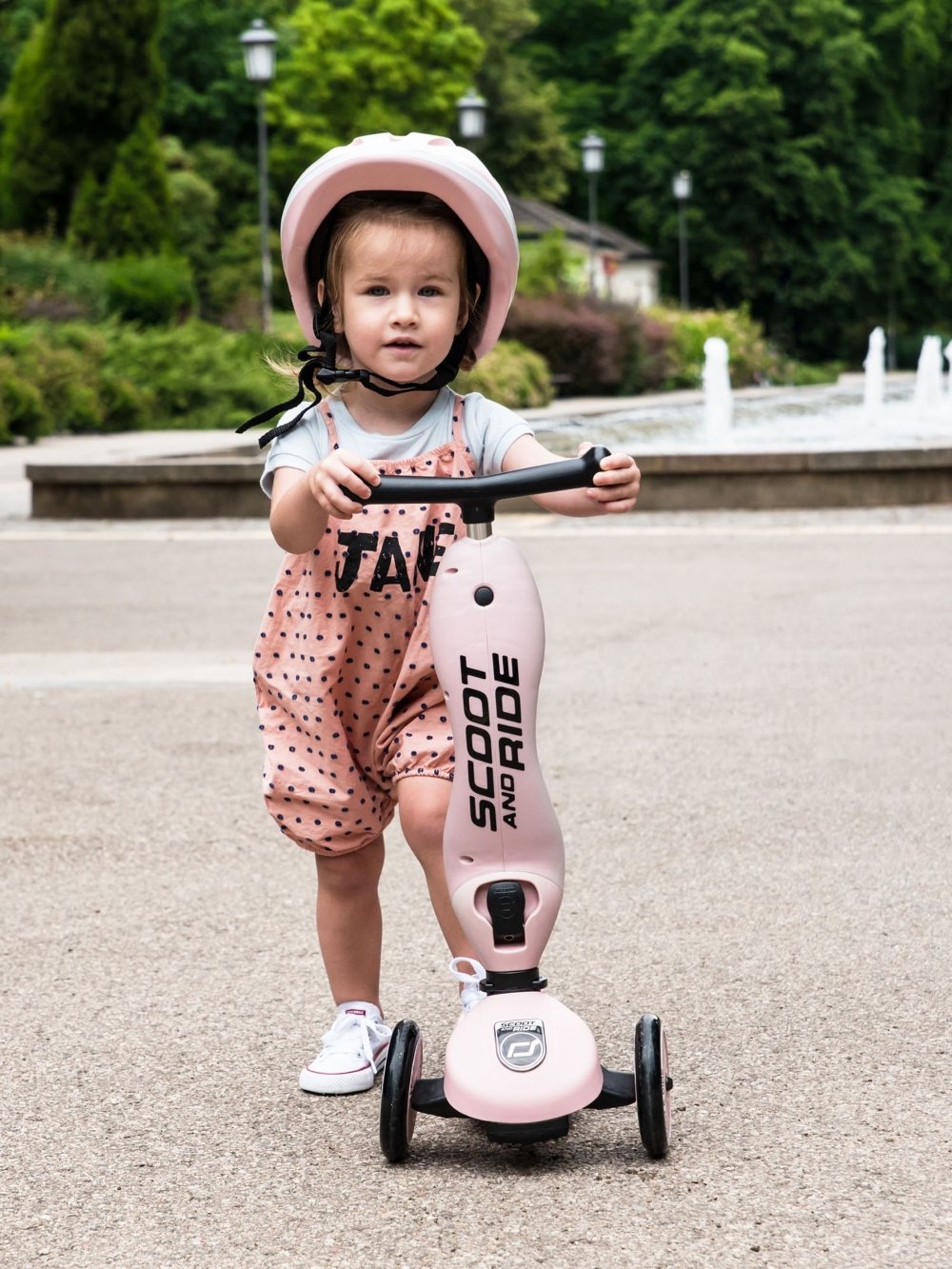 Trotinette 2en1 Highway Kick 1 Scoot and Ride Rose Trotinette 2en1 Highway Kick 1 Scoot and Ride Rose