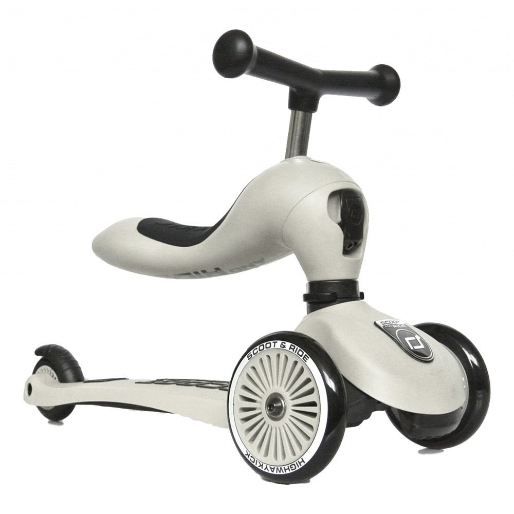 Trotinette 2en1 Highway Kick 1 Scoot and Ride Ash