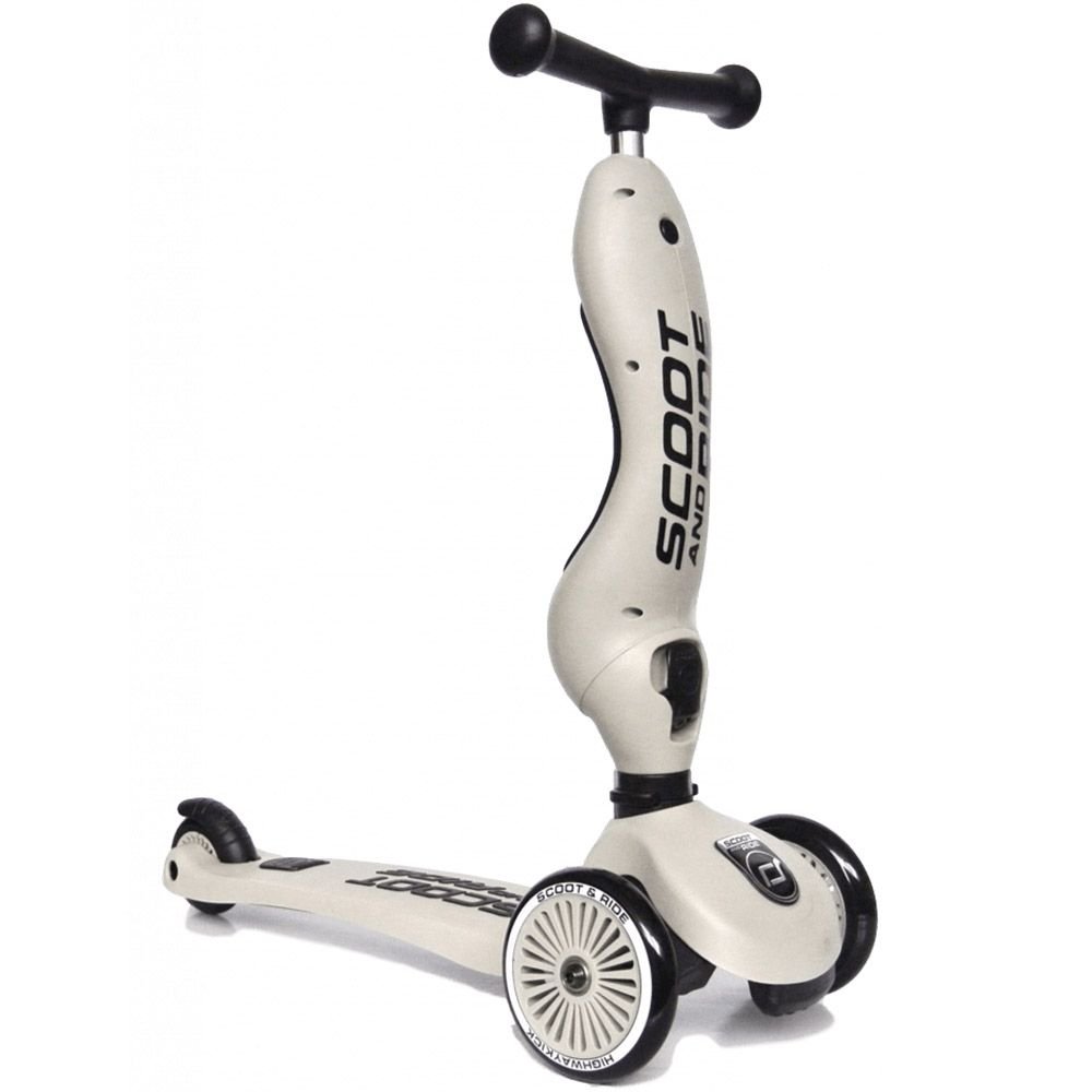 Trotinette 2en1 Highway Kick 1 Scoot and Ride Ash