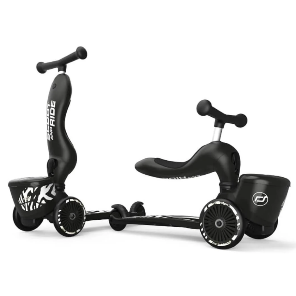 Trottinette 2en1 Highway Kick 1 Lifestyle Scoot And Ride Zèbre