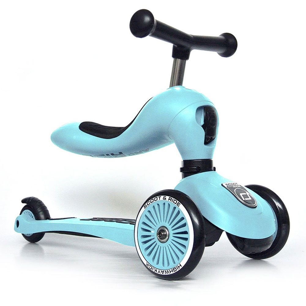 Trotinette 2en1 Highway Kick 1 Scoot and Ride Blueberry Trotinette 2en1 Highway Kick 1 Scoot and Ride Blueberry