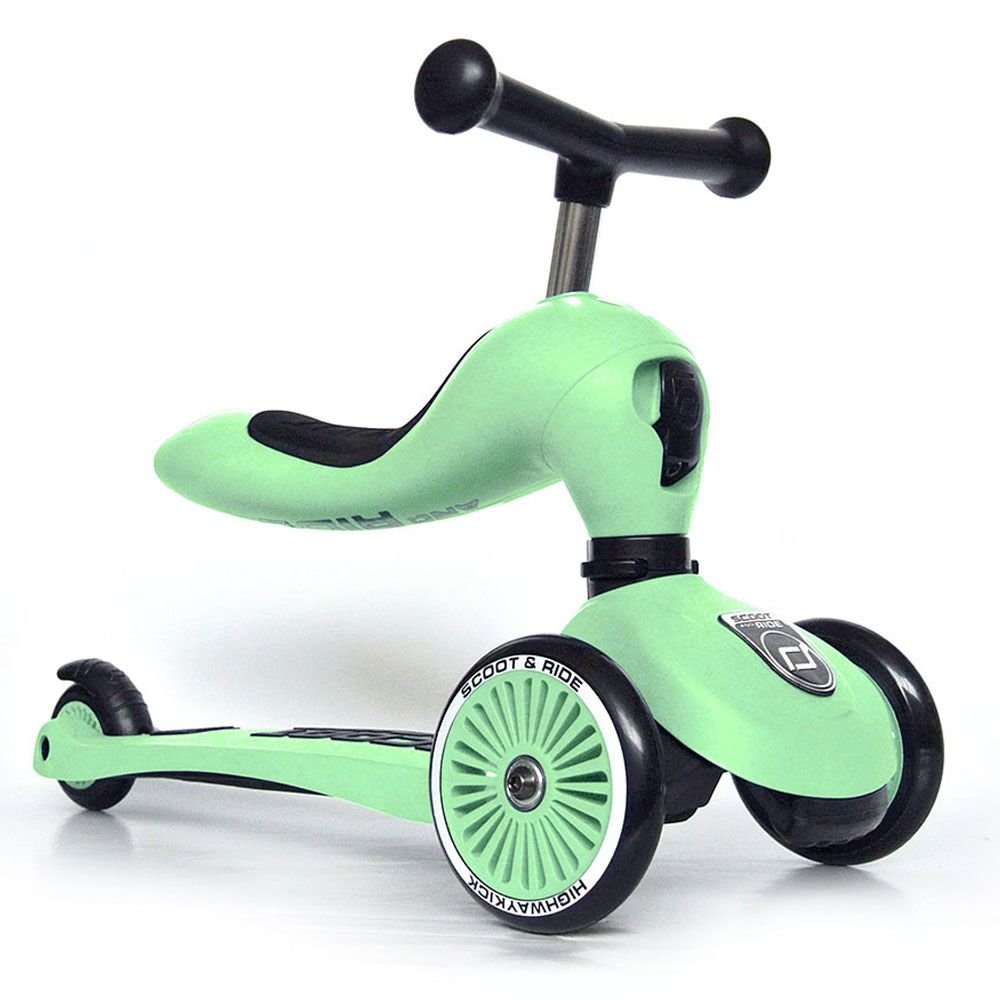Trotinette 2en1 Highway Kick 1 Scoot and Ride Kiwi