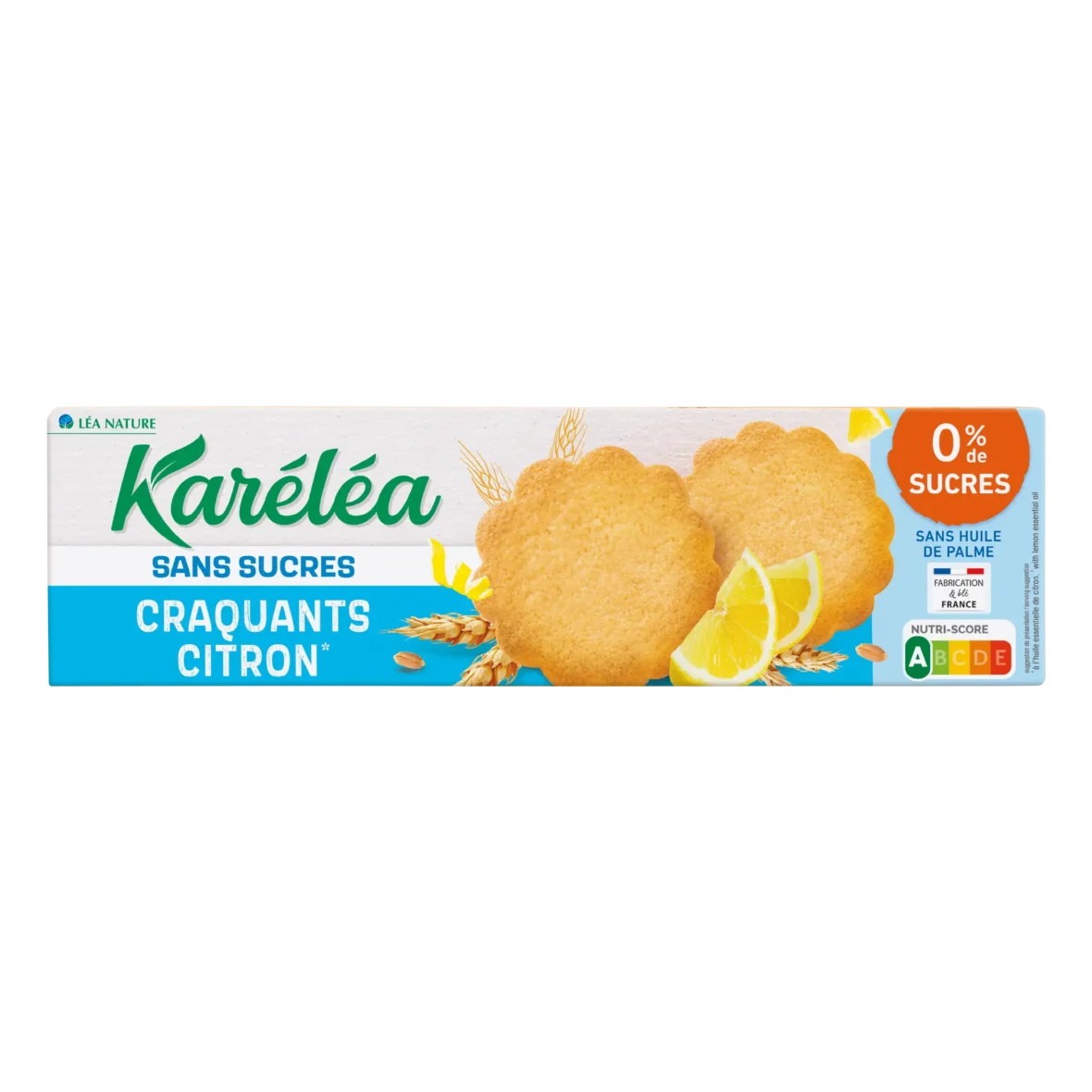 Biscuits citron sans sucres Karéléa