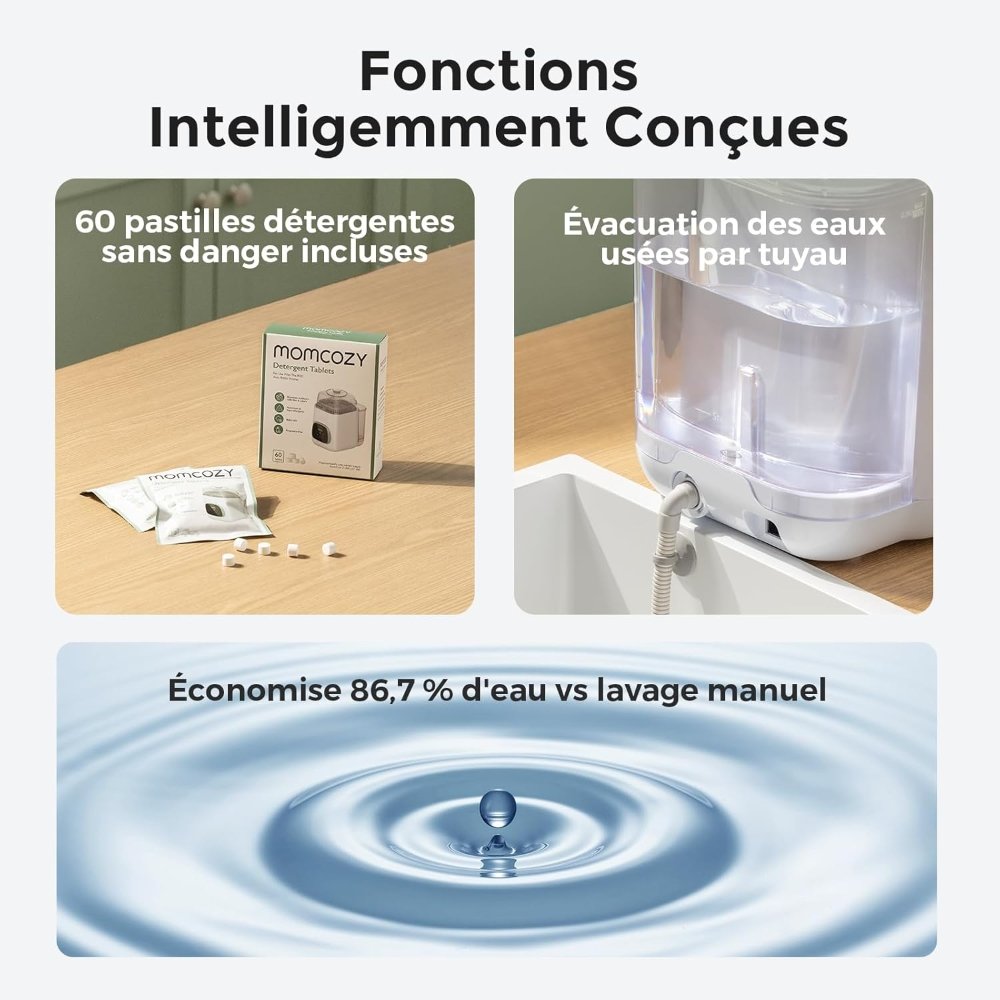 Lave-biberons-stérilisateur-Momcozy-7 Lave-biberons stérilisateur Momcozy