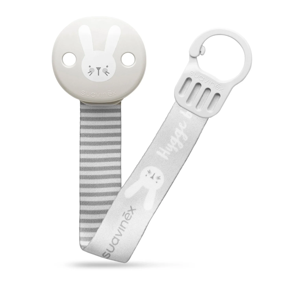 Attache sucette gris Suavinex