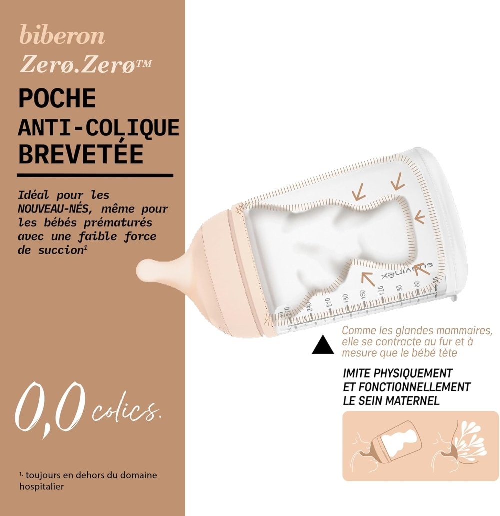 Coffret Biberon anti-colique Zero.Zero 270ml Suavinex