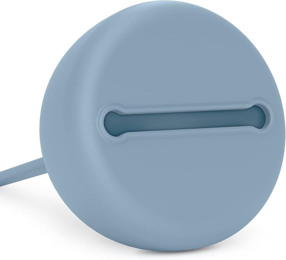 Boite sucette en silicone bleu Suavinex