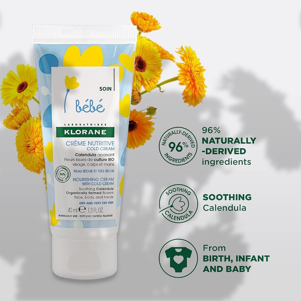 Crème nutritive au cold cream Klorane