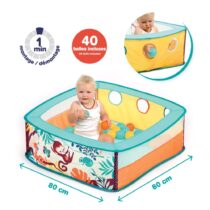 Piscine à balles Jungle avec 40 balles