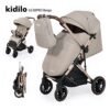 Poussette réversible beige Gold Kidilo