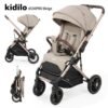 Poussette réversible beige Gold Kidilo