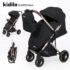 Poussette réversible noir Gold Kidilo